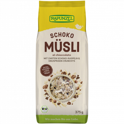 Schoko Müsli vegan mit Amaranth und Crunchys (375gr)